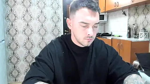 Jonmusclemaster — T-shirt off and jerk hard cock